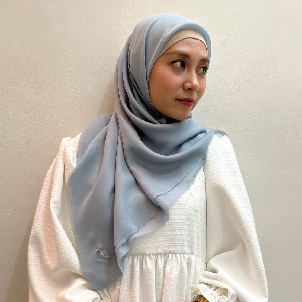Image of Eclemix Dinara Plain Hijab | Hijab Polos Segiempat Paris Japan Premium